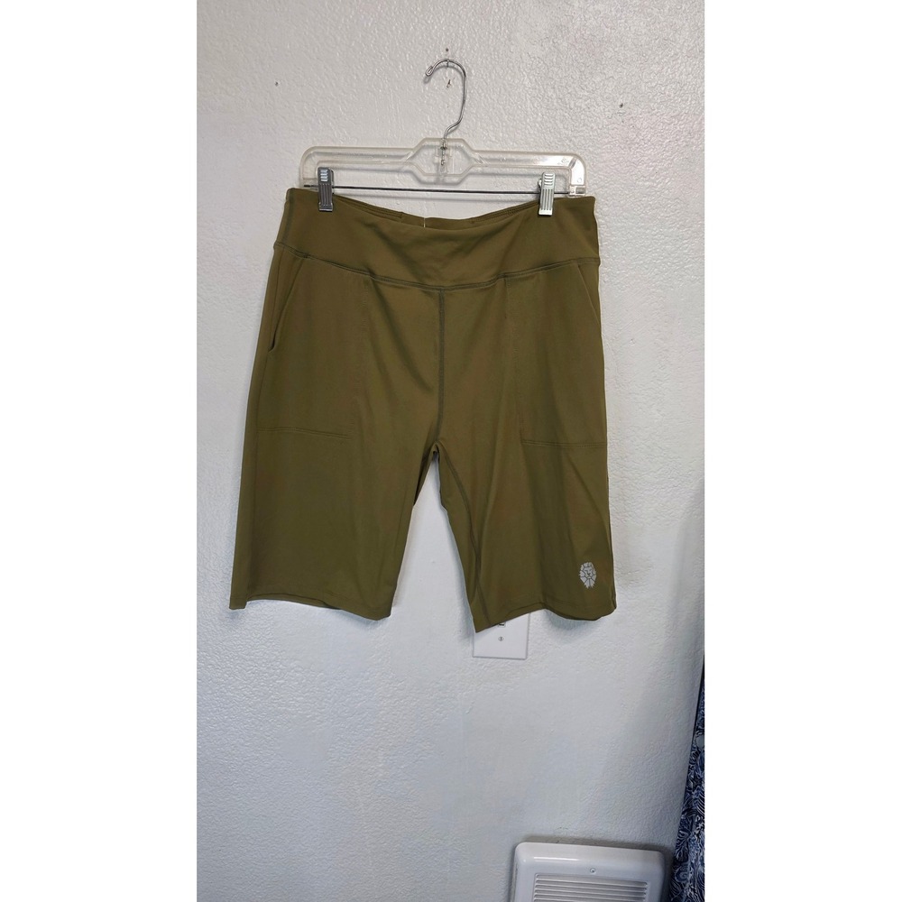 PIQIDIG Biker Shorts Womens XL Olive Green New With Tags